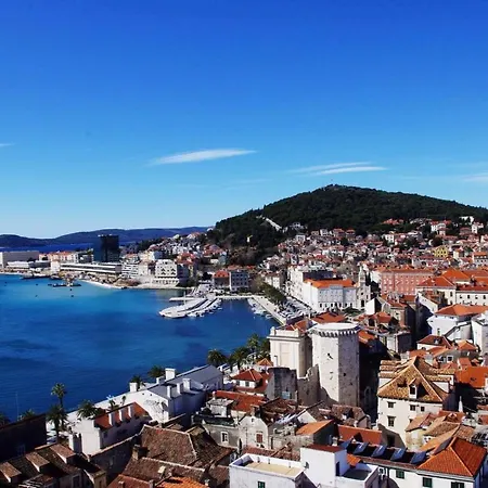 With Terrace And Sea View In Heart Of Apartment Split